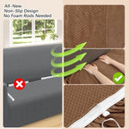 Arfntevss Stretch Sectional Couch Covers L Shaped Corner Sectional Sofa Cover - Image 4