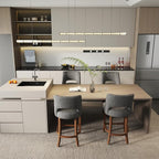 VKNOW Bar Stools Set of 2, Modern Counter Stools - Image 4