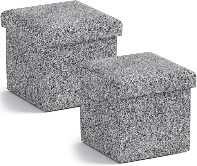 Ornavo Home Small Storage Ottoman, by OrnavoHome