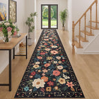 DUKINO 3x16 Runner Rug for Hallway, Non Slip Long Washable Rug, Low Pile by DUKINO