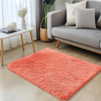 OLANLY 2x3 Machine Washable Small Bedside Rug, Soft Fluffy Shaggy Entryway - Image 3