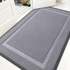 OLANLY Front Door Mat Outside 59x34, All-Season Heavy-Duty Rubber Doormat | by OLANLY