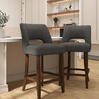 VKNOW Bar Stools Set of 2, Modern Counter Stools - Image 5