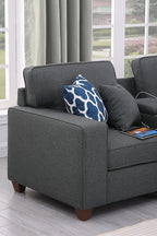Ball & Cast 127" L-Shaped Sectional Couch - Image 5