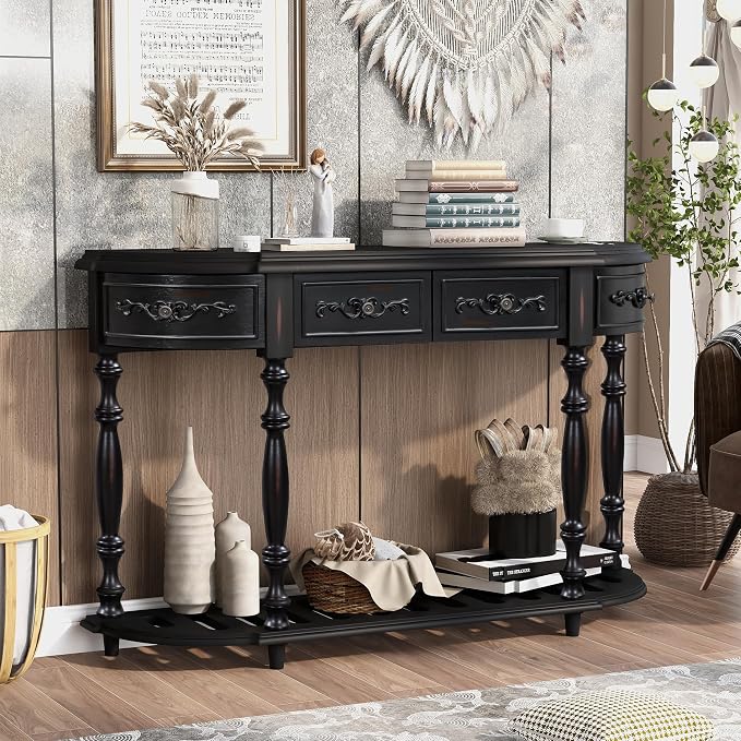 LUMISOL Half Moon Console Table by LUMISOL