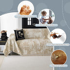MYSKY HOME Couch Cover for Sectional Sofa Set for Dog Cat Pets Abstract - Image 3