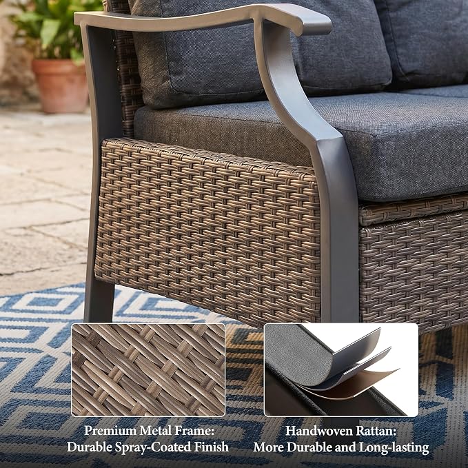 6 Pieces Outdoor Conversation Sets - Image 5