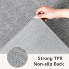 5x7 Grey Area Rug Washable Non-Slip Soft Thin - Image 6