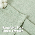 YoungsTex Sage Green Curtains 63 Inch Length 2 Panels - Image 4