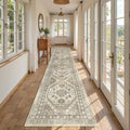Hallway Runner Rug 2x12 Extra Long Washable Runner, Non Slip Runner by Restydon