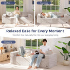 MAXYOYO 79" Oversized Boneless Loveseat Sofa Couch - Image 4