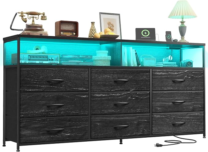 Romorgniz 55" W Dresser for Bedroom by Romorgniz