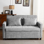 3 in 1 Convertible Sleeper Sofa Bed, 56.9" Small Pull Out Couch Bed - Image 3