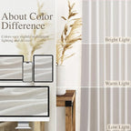 Natural Linen Curtains 90 Inches Long - Image 3