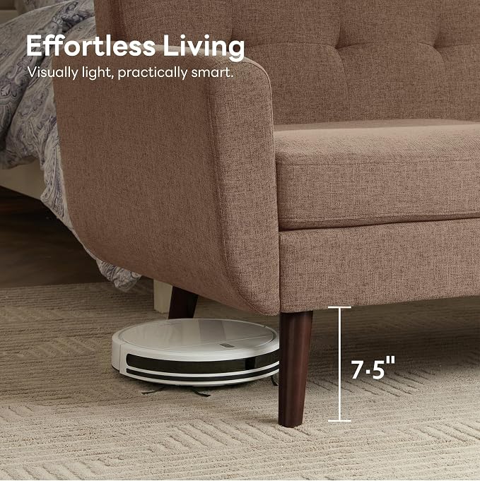 Tbfit 65" W Loveseat Sofa, Mid Century Modern Decor Love Seat Couches - Image 5