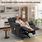 Massage Rocking Recliner Chair, Ergonomic Recliners Sofa - Image 8