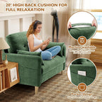 Urhanherry 47" Small Sofa Couch - Image 4