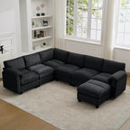 114'' V-Shaped Sectional Cloud Couch - Image 8