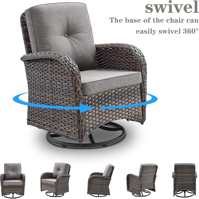 Belord 6 Piece Patio Conversation Sets - Image 5