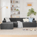 Weture 107" Modular Sectional Cloud Couch, Boneless couches Sponge sectionals by Weture