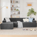 Weture 107" Modular Sectional Cloud Couch, Boneless couches Sponge sectionals by Weture
