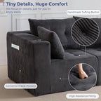 MAXYOYO Modular Sectional Sofa Couch, Loveseat Boneless Cloud Couch - Image 6