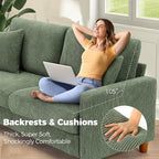 70in L Shaped Couch, Modular Sofa No Tool Assembly, Comfy Sectional Couches - Image 8