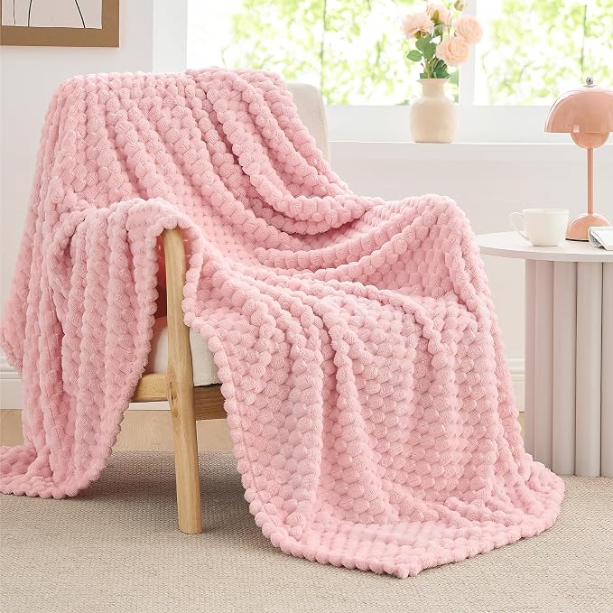 BEDELITE Pink Large Throw Blanket - Image 9