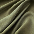 MIULEE Light Olive Green Linen Curtains 52x96 Inch Long 2 Panel - Image 4
