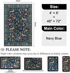 DUKINO 4x6 Area Rug, Non Slip Animal Washable Living Room Rug, Low Pile - Image 2