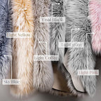 Ashler Acrylic and Polyester Fluffy Shaggy Area Rug Ultra Soft 2x3Ft Sheepskin - Image 5