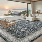 Washable 10x14 Area Rugs for LivingRoom Bedroom | Low Pile; Non Slip;Machine - Image 7