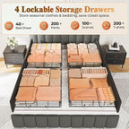 PRAISUN Bed Frame Queen Size - Image 3