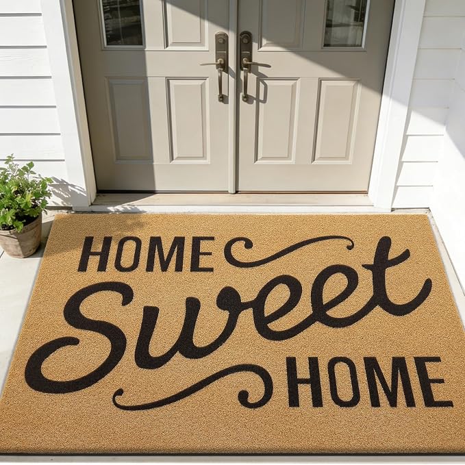 OLANLY Front Door Mat, Low Profile Doormat, Stain and Fade Resistant, by OLANLY