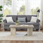 Roundhill Furniture Mchome 3-Piece Coffee Table Set, Coffee Table and Two End - Image 4