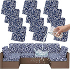 Smiry Waterproof Patio Cushion Covers, Stretch Outdoor Furniture Covers | Couch by Smiry