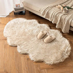 MIULEE Fluffy Area Rug 3x5 ft Faux Fur Sheepskin Rug - Image 6