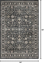 2x4 Entryway Runner Rugs, Small Runners - Image 2