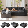 MAXYOYO 104" L Shaped Modular Sectional Sofa by MAXYOYO