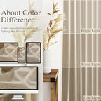 Taupe Burlywood Curtains 90 Inches Long - Image 3