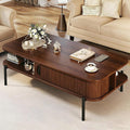 Coffee Table, 47.2" Mid Century Modern Coffee Tables by HUAHUU