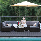 7 Pieces Patio Furniture Set by ZJEYEJZ