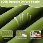 Sqodok Outdoor Cushion Covers 21x19 inch, Wicker Chair - Image 4