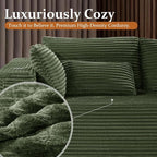 168" Cloud Sectional Couch, Comfort U Shaped Sofa - Image 5