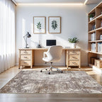 4x5 Washable Entryway Rug – Non-Slip Low Pile Throw Area Rug - Image 4