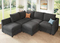 HONBAY Modular Sectional Sofa L Shaped Sectional Couch by HONBAY