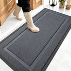 OLANLY Front Door Mat Outside 47x23, All-Season Heavy-Duty Rubber Doormat | by OLANLY