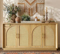 FORTUNETEC 63" Sideboard Buffet Cabinet by FORTUNETEC