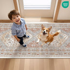 2x3 Entryway Rug Vintage Washable Rug Runner - Image 4