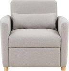 Serta® Corwin 36" Convertible Accent Chair, Dreamcoil® Comfort, FingerGuard® - Image 3